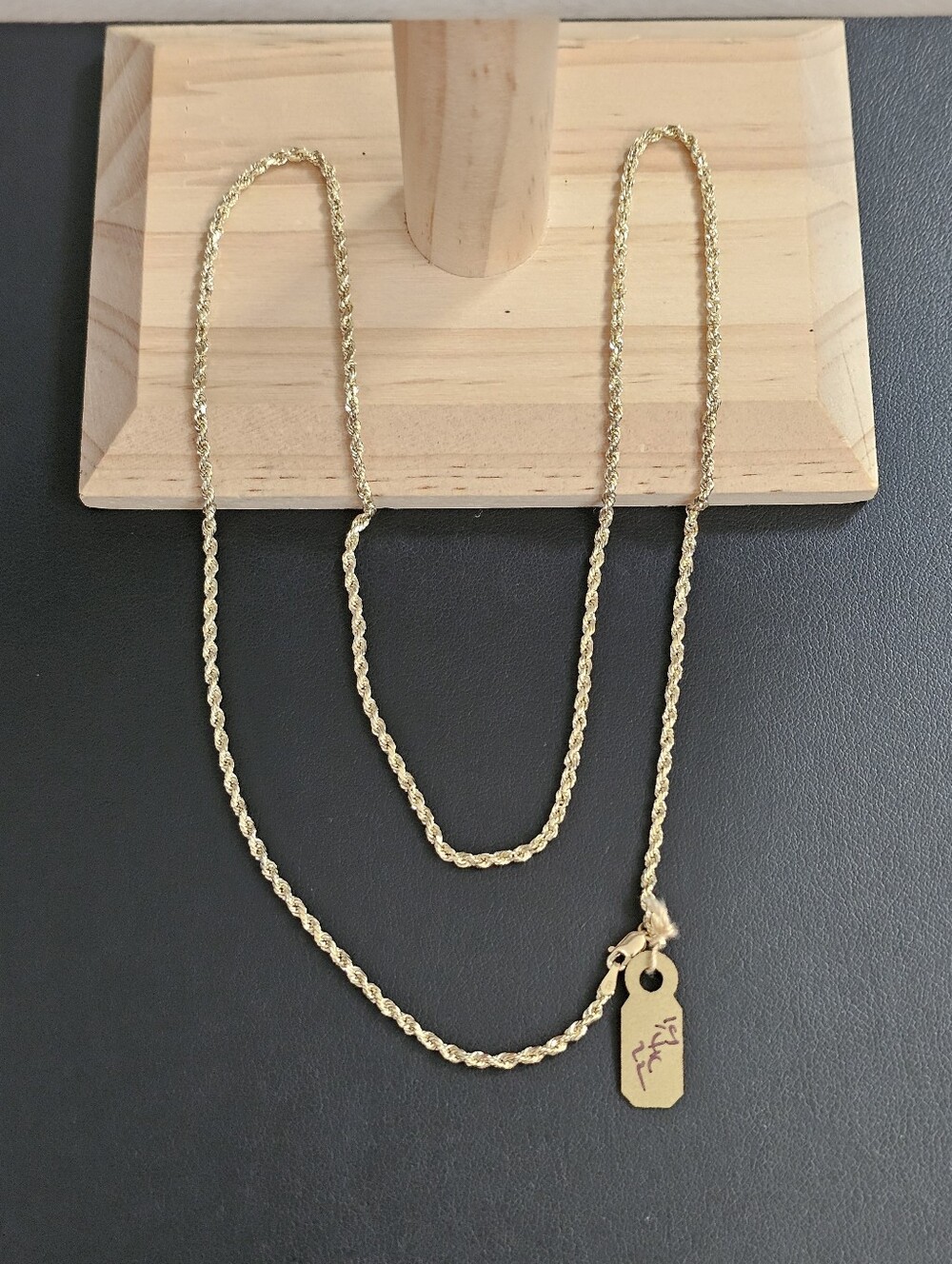 14k Gold Necklace 22 Inch